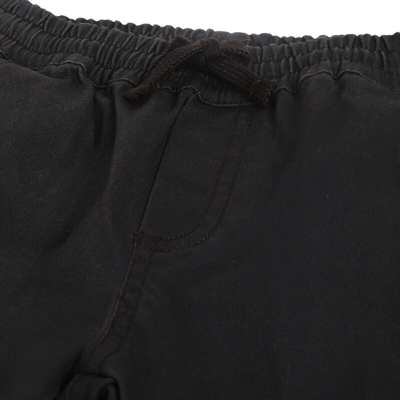 Boys Dark Grey Solid Long Trousers image number 2